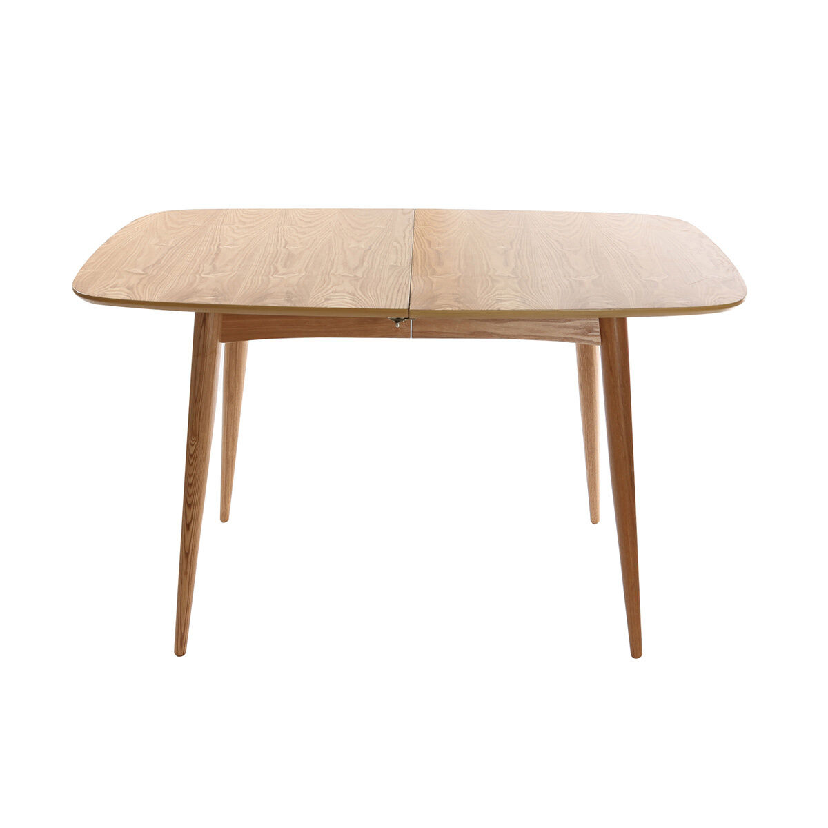 Miliboo Mesa de comedor extensible en fresno natural L130-160 NORDECO