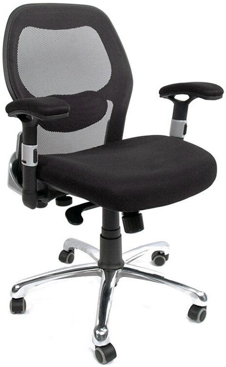 Miliboo Silla de oficina ergonómica negra ULTIMATE V2