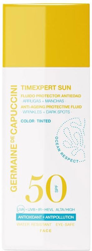 Germaine De Capuccini Timexpert Sun fluido protector antiedad color SPF50 50 ml