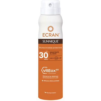 Ecran Sunnique bruma protectora invisible SPF30 75 ml Ecran Sunnique bruma protectora invisible SPF30 75 ml