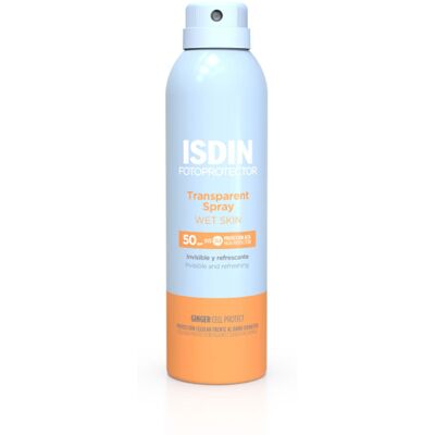 Spray solar transparente para piel húmeda Isdin SPF 50+ Spray solar transparente para piel húmeda Isdin SPF 50+