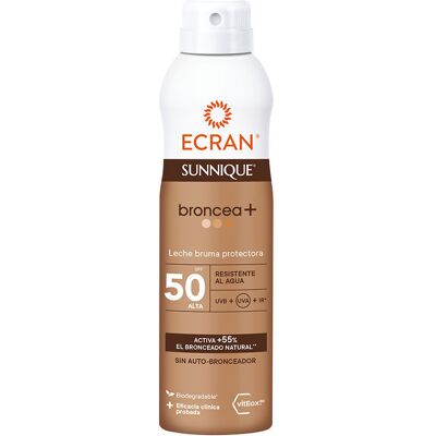 Ecran Sunnique BRONCEA+ bruma protectora SPF50 250 ml Ecran Sunnique BRONCEA+ bruma protectora SPF50 250 ml