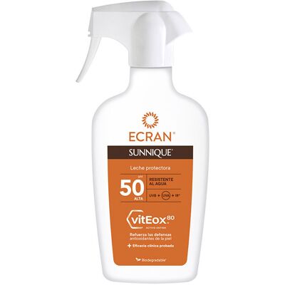 Ecran Sunnique leche protectora SPF50 pistola 270 ml Ecran Sunnique leche protectora SPF50 pistola 270 ml