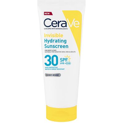 Cerave Invisible Hydra Sunscreen loción protectora invisible hidratante SPF30 75 ml Cerave Invisible Hydra Sunscreen loción protectora invisible hidratante SPF30 75 ml