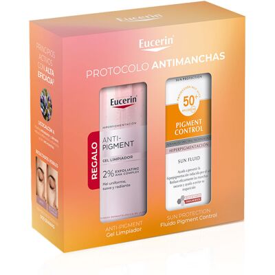 Eucerin Sun Face Pigment Control + Gel Limpiador 2 u Eucerin Sun Face Pigment Control + Gel Limpiador 2 u