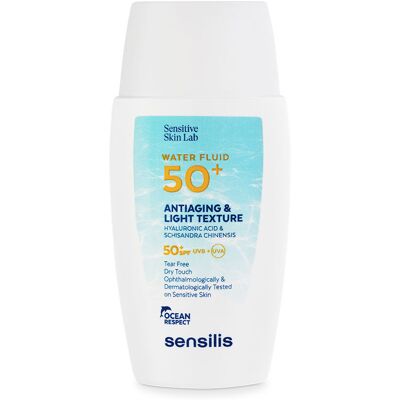 Sensilis Agua Fluida SPF50+ Anti-envejecimiento y Textura Ligera - Protector Solar Sensilis Agua Fluida SPF50+ Anti-envejecimiento y Textura Ligera - Protector Solar