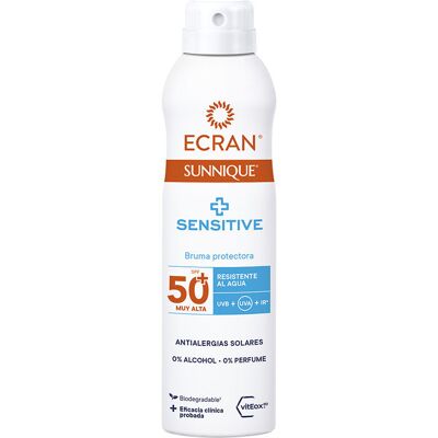 Ecran Sunnique Sensitive bruma protectora SPF50+ 250 ml Ecran Sunnique Sensitive bruma protectora SPF50+ 250 ml