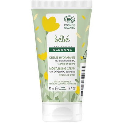 Klorane Bébé Crema Hidratante con Caléndula Orgánica Cara y Cuerpo 50 ml Klorane Bébé Crema Hidratante con Caléndula Orgánica Cara y Cuerpo 50 ml
