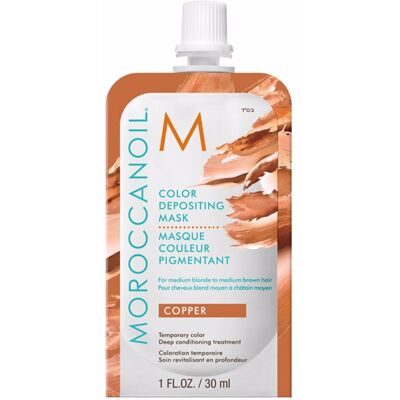 Mascarilla de color Moroccanoil Cobre - 30ml - Tratamiento de depósito de color Mascarilla de color Moroccanoil Cobre - 30ml - Tratamiento de depósito de color