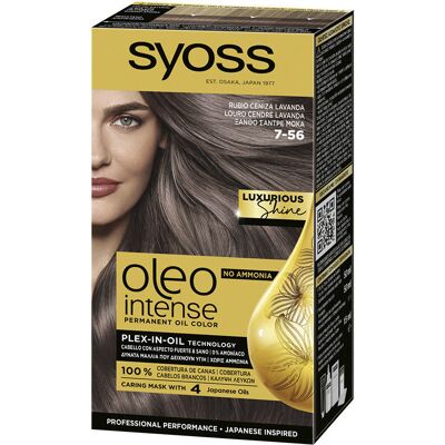 Tinte para el cabello Syoss Oleo Intense Rubio Ceniza Lavanda Tinte para el cabello Syoss Oleo Intense Rubio Ceniza Lavanda