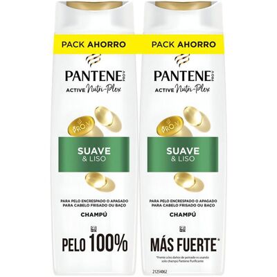 Pantene Suave Y Liso Champú lote 2 x 325 ml Pantene Suave Y Liso Champú lote 2 x 325 ml
