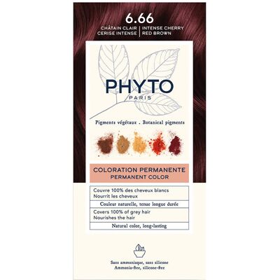 Phytocolor #6.66-Castaño Claro Cereza intenso Phytocolor #6.66-Castaño Claro Cereza intenso