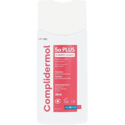 Complidermol 5 Alfa Plus champú 200 ml Complidermol 5 Alfa Plus champú 200 ml