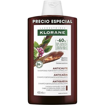 Klorane A La Quinina champú anticaída, cabello debilitado 400 ml Klorane A La Quinina champú anticaída, cabello debilitado 400 ml