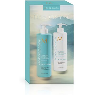 Moroccanoil Frizz Control Kit - Conjunto de cuidado capilar con champú y acondicionador Moroccanoil Frizz Control Kit - Conjunto de cuidado capilar con champú y acondicionador