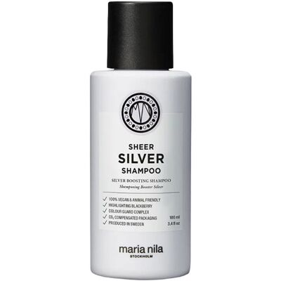 Maria Nila Sheer Silver Shampoo & Conditioner - Tamaño de viaje 100ml Maria Nila Sheer Silver Shampoo & Conditioner - Tamaño de viaje 100ml