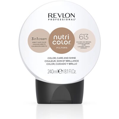 Revlon PROFESSIONAL Nutri Color Filters - Castaño Ceniza Dorado - Filtros de Tono Revlon PROFESSIONAL Nutri Color Filters - Castaño Ceniza Dorado - Filtros de Tono