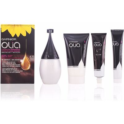 Garnier Olia Coloración Permanente #4,15 Chocolate lote Garnier Olia Coloración Permanente #4,15 Chocolate lote