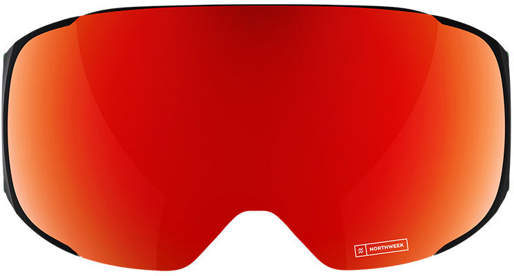 Northweek Magnet gafas de esquí Polarizada #redwood/red