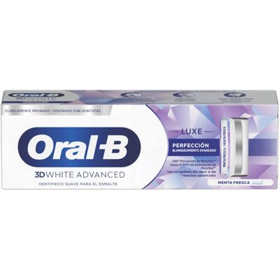 Pasta de dientes Oral-b 3d White Luxe Perfection - Blanqueamiento, Enamelado, Frescura Pasta de dientes Oral-b 3d White Luxe Perfection - Blanqueamiento, Enamelado, Frescura