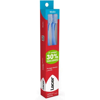 Lacer Cepillo Dental medio pack 2 u Lacer Cepillo Dental medio pack 2 u