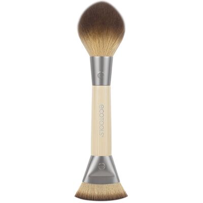 Ecotools Sculpt + Bronze brocha dúo para contorno y bronceador 1 u Ecotools Sculpt + Bronze brocha dúo para contorno y bronceador 1 u