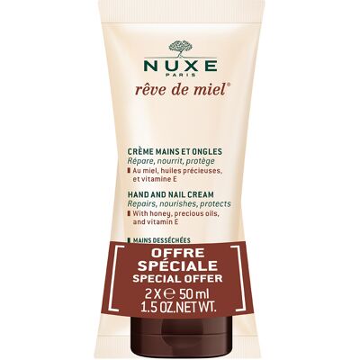 Nuxe Rêve De Miel Crema De Manos Y Uñas lote 2 x 50 ml Nuxe Rêve De Miel Crema De Manos Y Uñas lote 2 x 50 ml