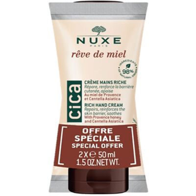 Nuxe Rêve De Miel Cica Crema Manos Y Uñas lote 2 x 50 ml Nuxe Rêve De Miel Cica Crema Manos Y Uñas lote 2 x 50 ml