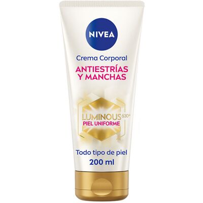 Nivea Luminous 630º Antimanchas crema corporal antiestrías 200 ml Nivea Luminous 630º Antimanchas crema corporal antiestrías 200 ml