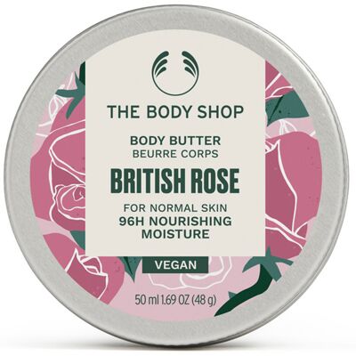 La manteca corporal de rosa británica de The Body Shop - Crema hidratante para piel normal La manteca corporal de rosa británica de The Body Shop - Crema hidratante para piel normal