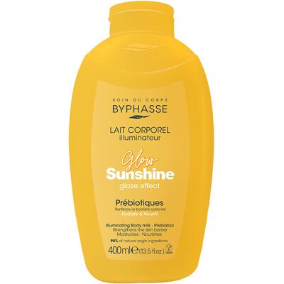 Byphasse Glow Sunshine leche corporal iluminadora con prebióticos 400 ml Byphasse Glow Sunshine leche corporal iluminadora con prebióticos 400 ml