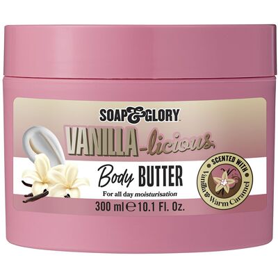 Soap & Glory Vanilla Licious manteca corporal 300 ml Soap & Glory Vanilla Licious manteca corporal 300 ml