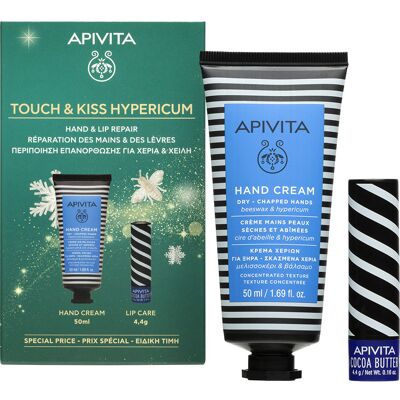 Apivita Crema De Manos Hidratante Con Hipérico Estuche 2 pz Apivita Crema De Manos Hidratante Con Hipérico Estuche 2 pz