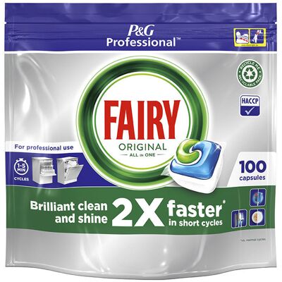 Fairy Todo En 1 lavavajillas #Original 100 cápsulas Fairy Todo En 1 lavavajillas #Original 100 cápsulas