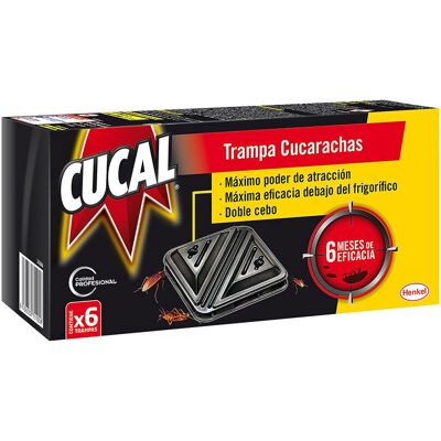 Cucal Cebo Para Cucarachas - Pack de 6 unidades - Insecticida Cucal Cebo Para Cucarachas - Pack de 6 unidades - Insecticida