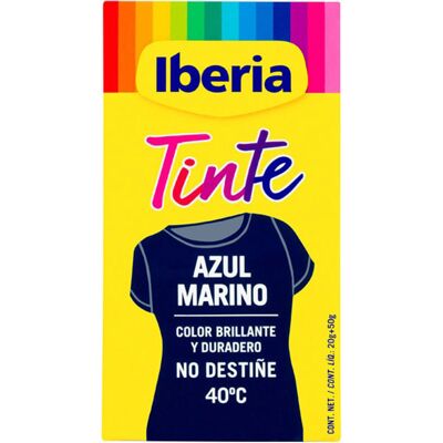 Iberia Tinte Ropa no destiñe 40º #azul marino Iberia Tinte Ropa no destiñe 40º #azul marino