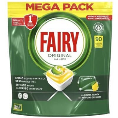 Fairy Todo En 1 Original lavavajillas cápsulas 90 u Fairy Todo En 1 Original lavavajillas cápsulas 90 u