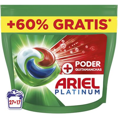 Ariel Pods Extra Poder Quitamanchas detergente 44 cápsulas Ariel Pods Extra Poder Quitamanchas detergente 44 cápsulas