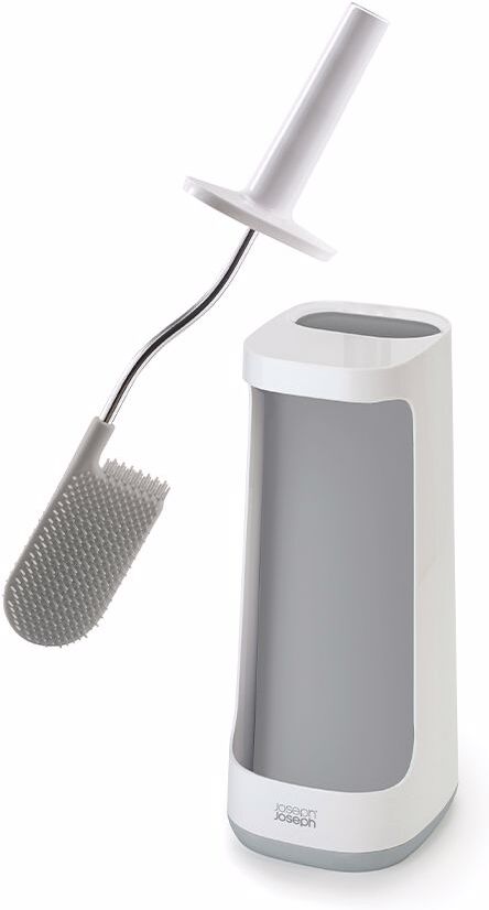 Joseph Joseph Flex plus toilet brush with storage caddy #grey/white