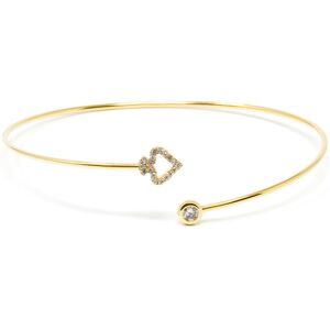 Shabama Rígida Mews pulsera #oro brillo 1 u