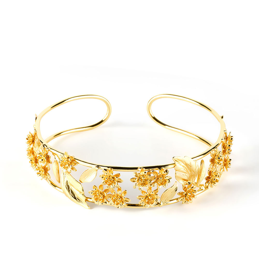 Shabama Luxor choker #oro brillo