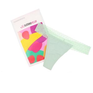 Platanomelón Kiwitas Tanga Encaje braguitas menstruales verde #S