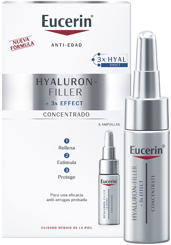 Eucerin Hyaluron Filler concentrado ampollas 6 x 5 ml