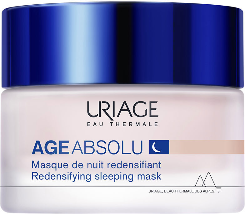 Uriage Age Absolu Mascarilla noche reafirmante con RETINOL, Ácido Hialurónico Y Manteca Karité 50 ml