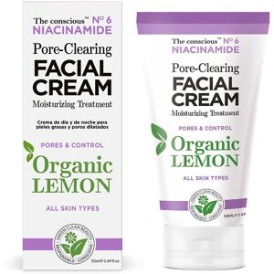 The Conscious™ Niacinamide pore-clearing facial cream organic lemon 50 ml The Conscious™ Niacinamide pore-clearing facial cream organic lemon 50 ml