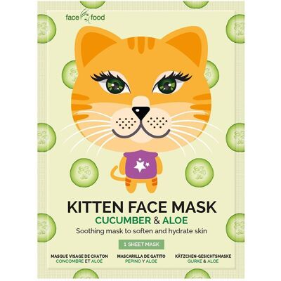 7th Heaven Animal Kitten face mask 1 u 7th Heaven Animal Kitten face mask 1 u