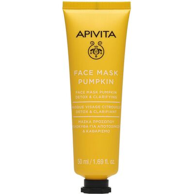 Mascarilla facial de calabaza Apivita - Detox, Todo tipo de piel - 50ml Mascarilla facial de calabaza Apivita - Detox, Todo tipo de piel - 50ml