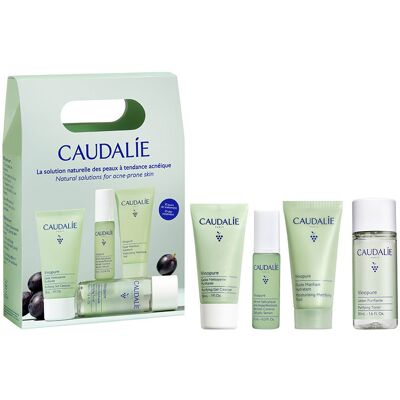 Caudalie Vinopure Rutina Antiacné Estuche 4 pz Caudalie Vinopure Rutina Antiacné Estuche 4 pz