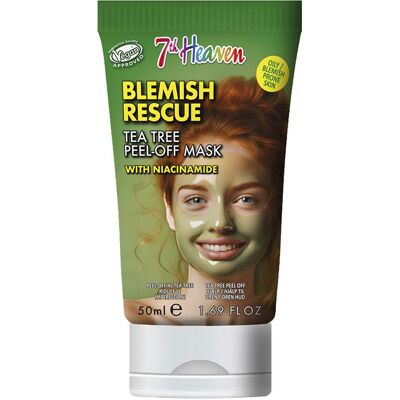 7th Heaven Blemish Rescue tubo peel-of árbol de té 50 ml 7th Heaven Blemish Rescue tubo peel-of árbol de té 50 ml