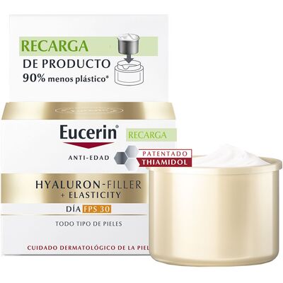 Eucerin Hyaluron Filler + elasticity día SPF30 recarga 50 ml Eucerin Hyaluron Filler + elasticity día SPF30 recarga 50 ml